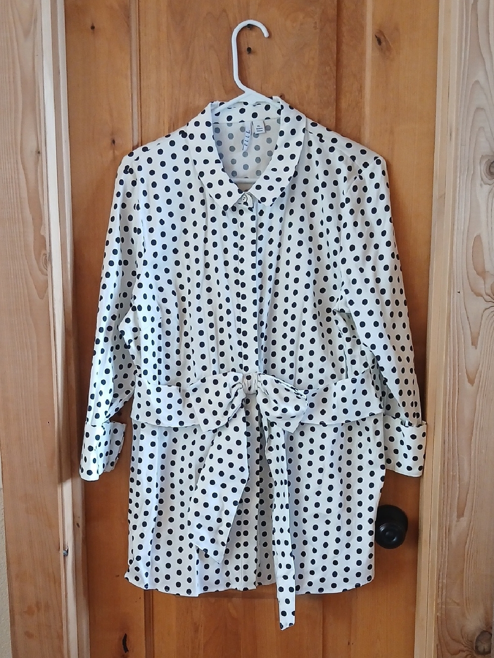 Polka Dot Shirt Dress